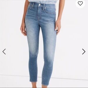 Madewell 10 Inch High Rise Skinny Jeans